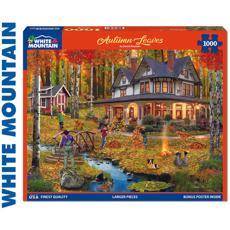 Autumn Leaves - 1000pc Puzzle | White Mountain | 2135pz