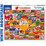 I Love Cheese - 1000pc Puzzle | White Mountain | 1578pz