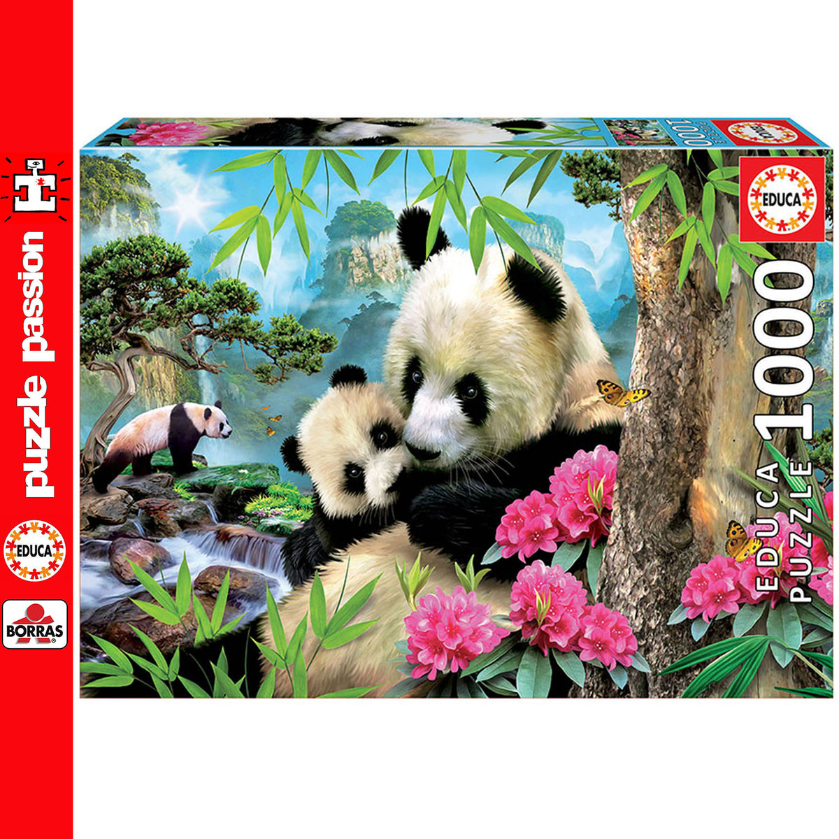Morning Panda Bears 1000 Piece Jigsaw Puzzle | Educa | 17995