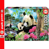 Morning Panda Bears 1000 Piece Jigsaw Puzzle | Educa | 17995