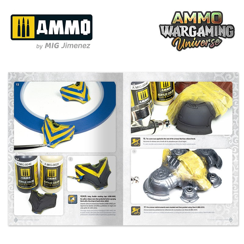 Ammo Wargaming Universe -  Book 03 – Weathering Combat Armour | Ammo by Mig Jimenez | MIG6922