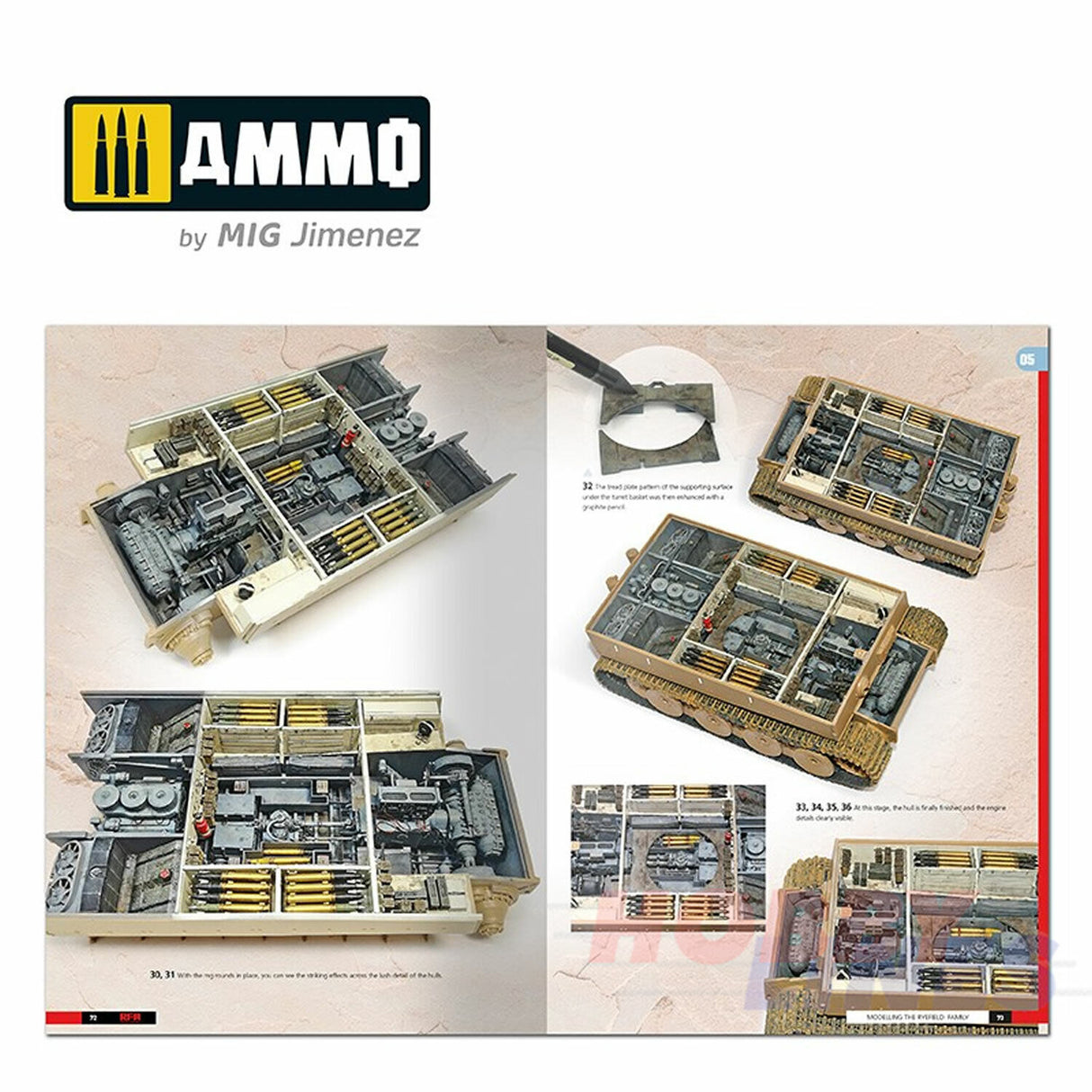 TIGERS - Modelling the Ryefield Family  WWII English Book Ammo by Mig MIG6273