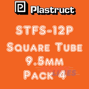 SQUARE TUBES range styrene ABS plastic polystyrene STFS PLASTRUCT