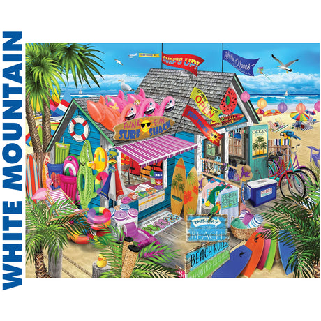 Surf Shack - 1000pc Puzzle | White Mountain | 1842pz