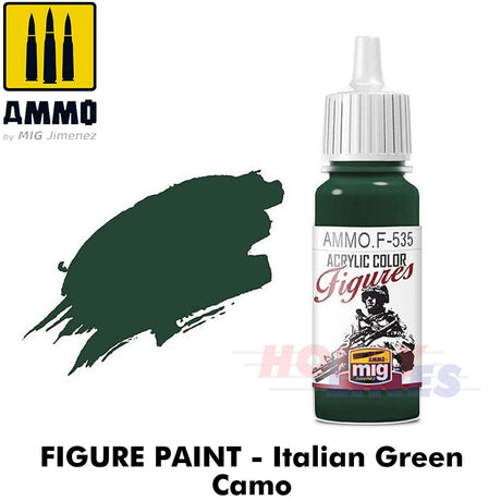 Ammo ACRYLIC COLOUR for FIGURES 17ml jar agitator ball Full Range Mig Jimenez