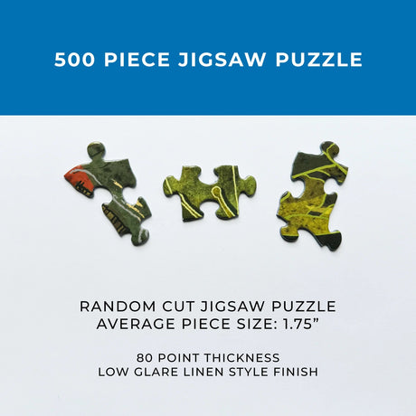 ENCHANTED GLEN New York Puzzle Company 500pc Random Cut Jigsaw