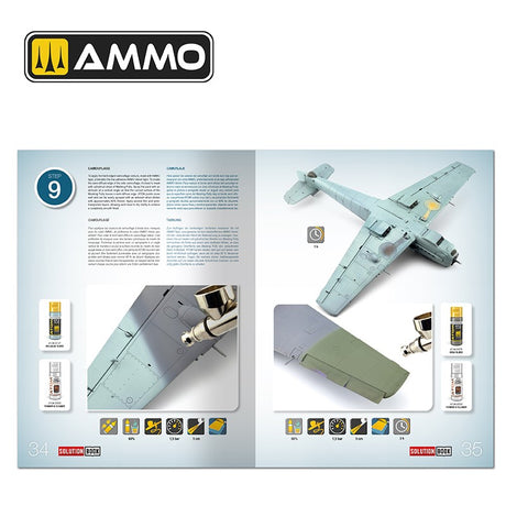 Solution Book 25 - How to Paint Early WWII Luftwaffe Aircraft (Multilingual Book) | Ammo by Mig Jimenez | MIG6530