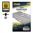 3D Printed King Tiger tank Engine Grids - 1:35 | Ammo by Mig Jimenez | MIG8094