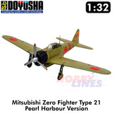 Mitsubishi ZERO Pearl Harbour Fighter Type 21  WWII 1:32 kit DOYUSHA 32DOYZEP