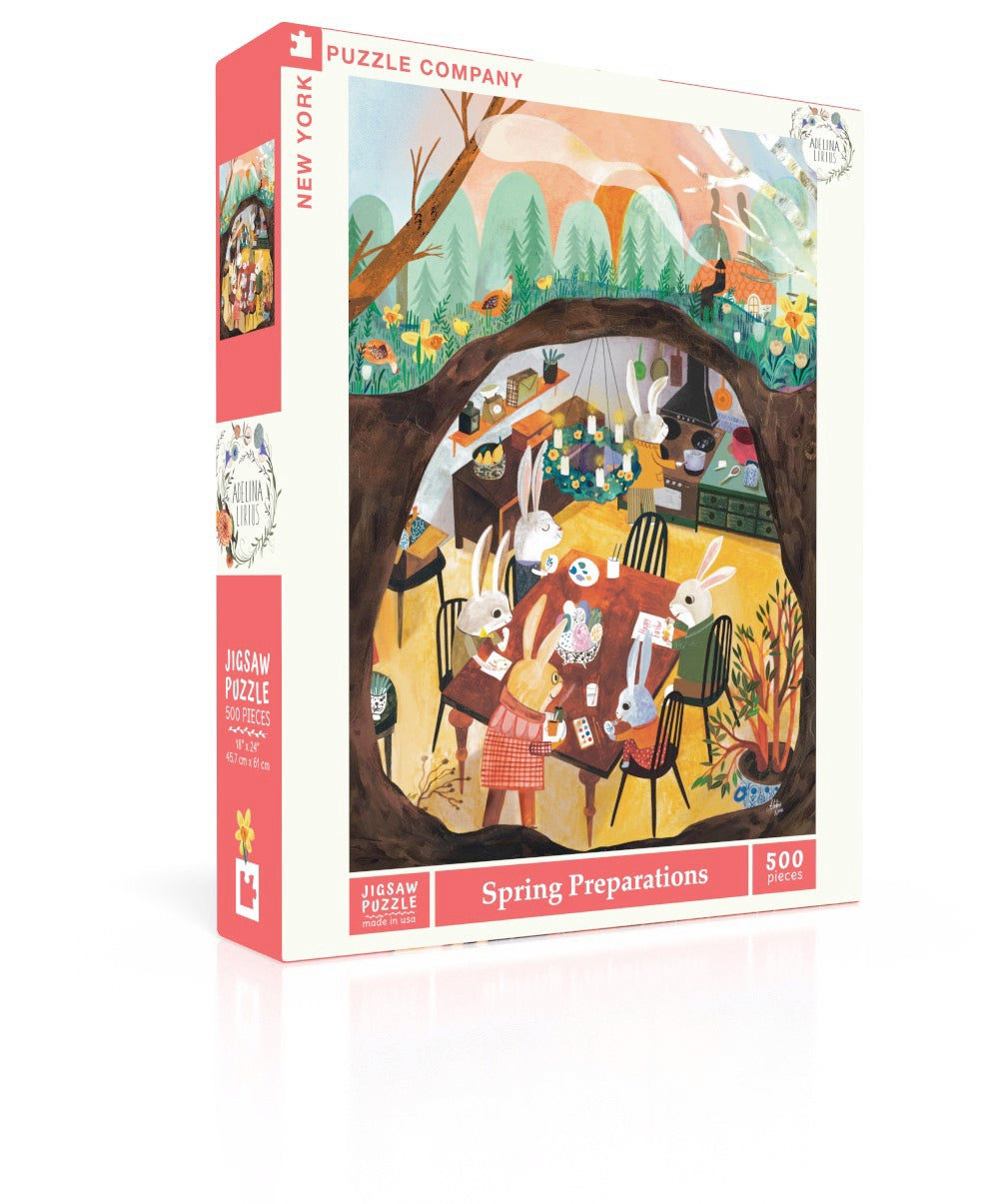 Spring Preparations 500pc Puzzle | New York Puzzle Company | NPZAL2637