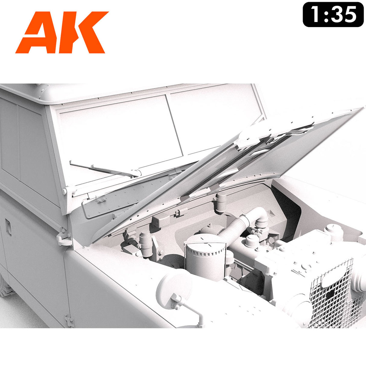 Land Rover 88 - Series IIA Station Wagon - Model Kit | AK interactive | AK35013