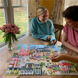 eeBoo PARIS IN A DAY 1000 pc Square Jigsaw Puzzle Super Deluxe PZTPD2