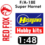 Boeing F/A-18E Super Hornet for 1:48 Hasegawa kit Red Fox Studio RFSQS-48066