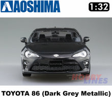 Load image into Gallery viewer, Toyota GT86 (Dark Grey Metallic) Snap Together GT 86 1:32 scale kit Aoshima 0559
