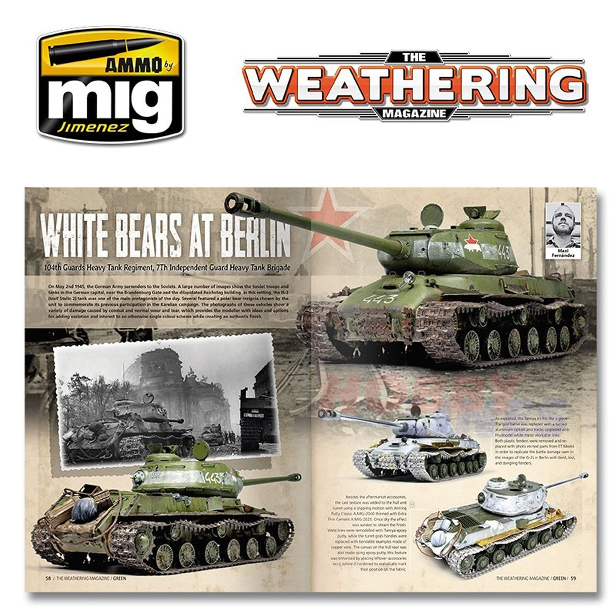 The Weathering Magazine 29 GREEN Ammo by Mig Jimenez MIG4528