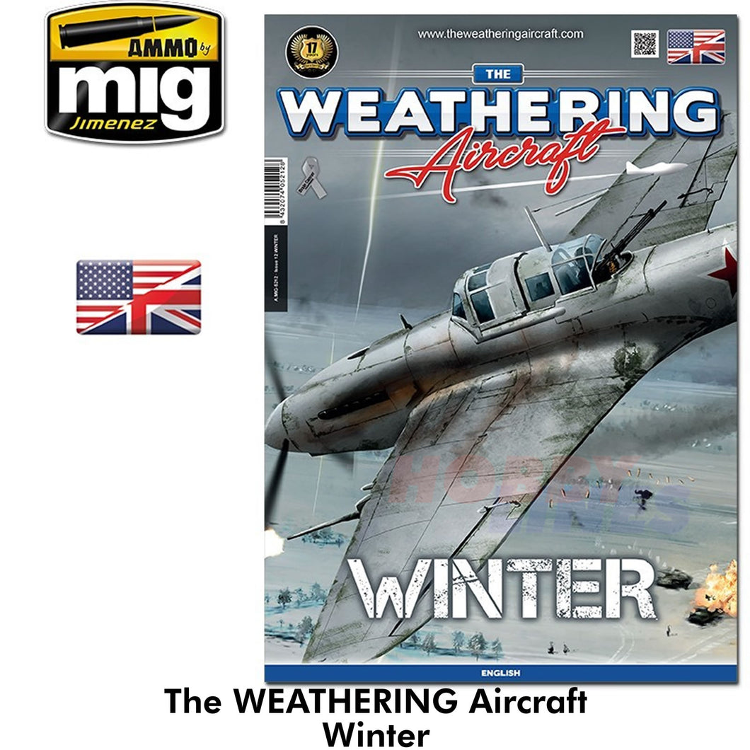 Weathering Aircraft 12 WINTER Book Ammo by Mig Jimenez MIG5212