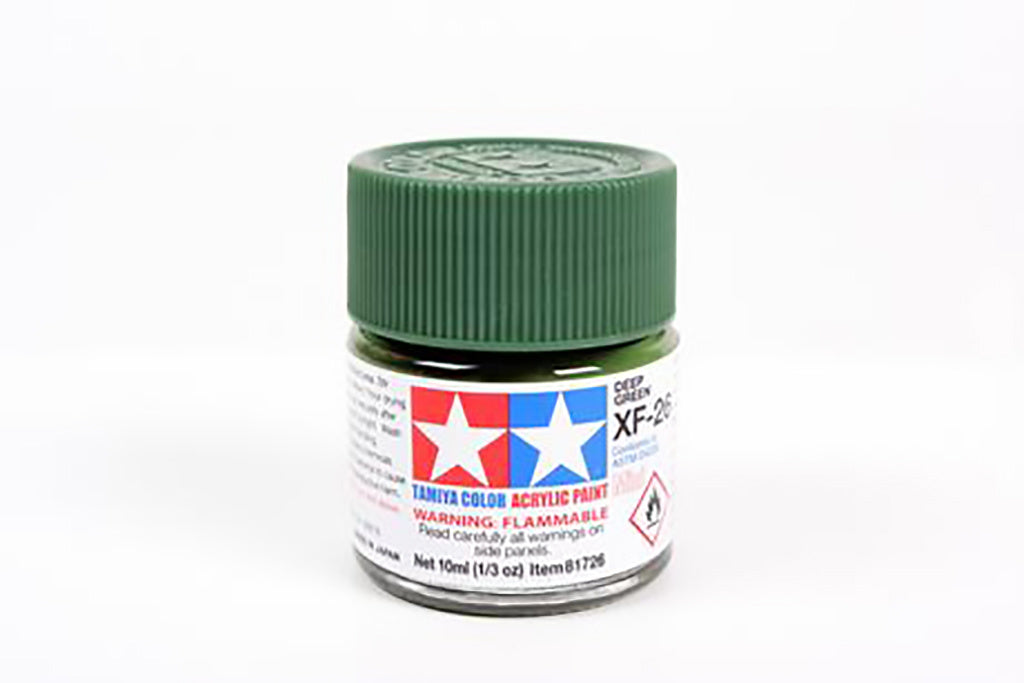 Tamiya Acrylic Mini Paint Xf-26 Deep Green