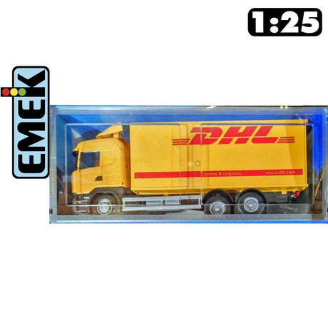 Scania Distribution Truck DHL -  Toy Truck - 1:25 | EMEK | 75-8950-90