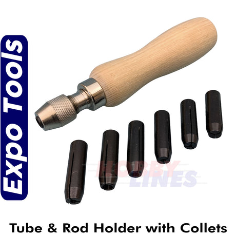 Tube and Rod Holder with Collets | Expo Tools | 71550