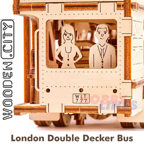 London Double Decker - 3D Puzzle | Wooden City | WR303