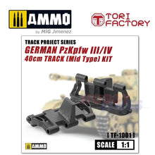 Load image into Gallery viewer, 1:1 GERMAN PzKpfw.III/IV 40cm TRACK 1:1 Model Ammo Mig Jimenez 
