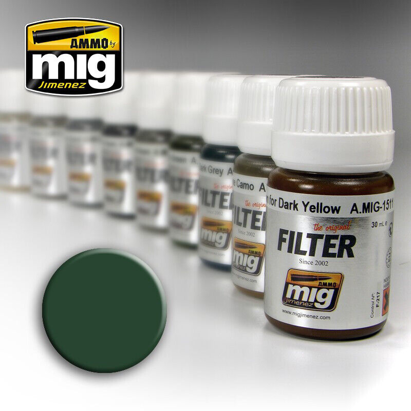 FILTERS Full Range 35ml jars Paint Modelling AMMO By Mig Jimenez