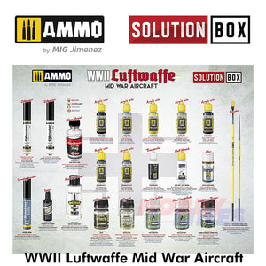 WWII Luftwaffe Mid War Aircraft SOLUTION BOX AMMO By Mig Jimenez MIG7726