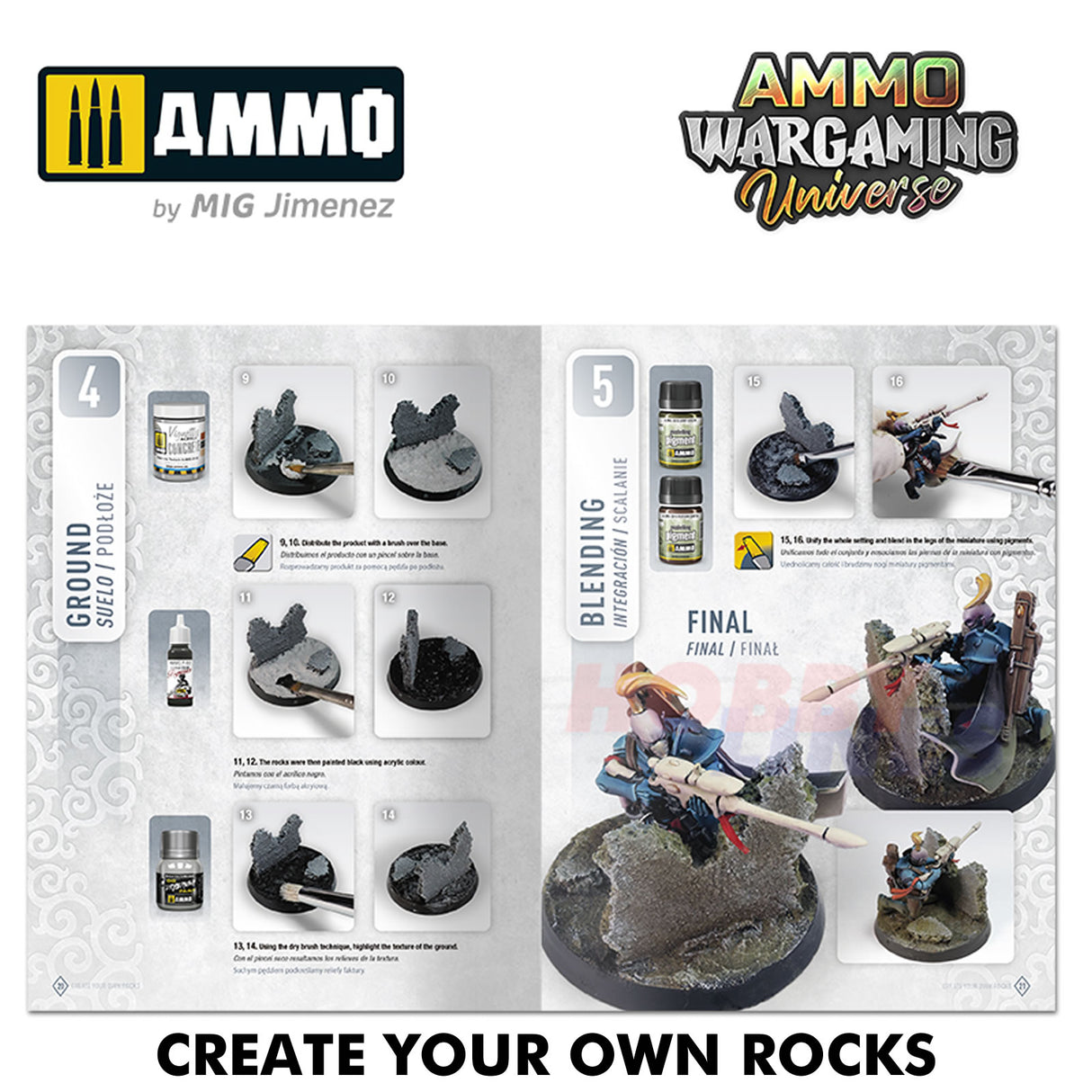 Wargaming Universe #11 - Create your own rocks | Ammo by Mig Jimenez | MIG7930