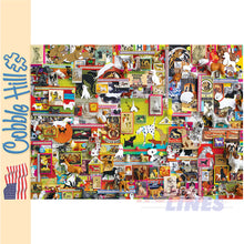 Load image into Gallery viewer, Dogtown COBBLE HILL Dogs collage 1000pc jigsaw puzzle 40045
