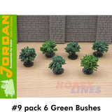 #9 Green Bushes - 6 Pack | Jordan | 59505