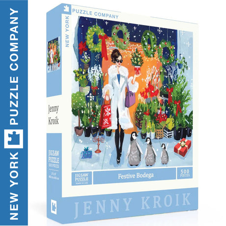 Festive Bodega 500pc Puzzle | New York Puzzle Company | NPZJK2534