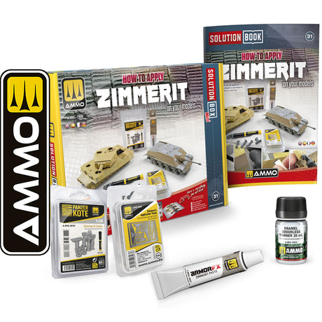 Solution Box Mini 31 - How to apply Zimmerit  | Ammo by Mig Jimenez | MIG7906