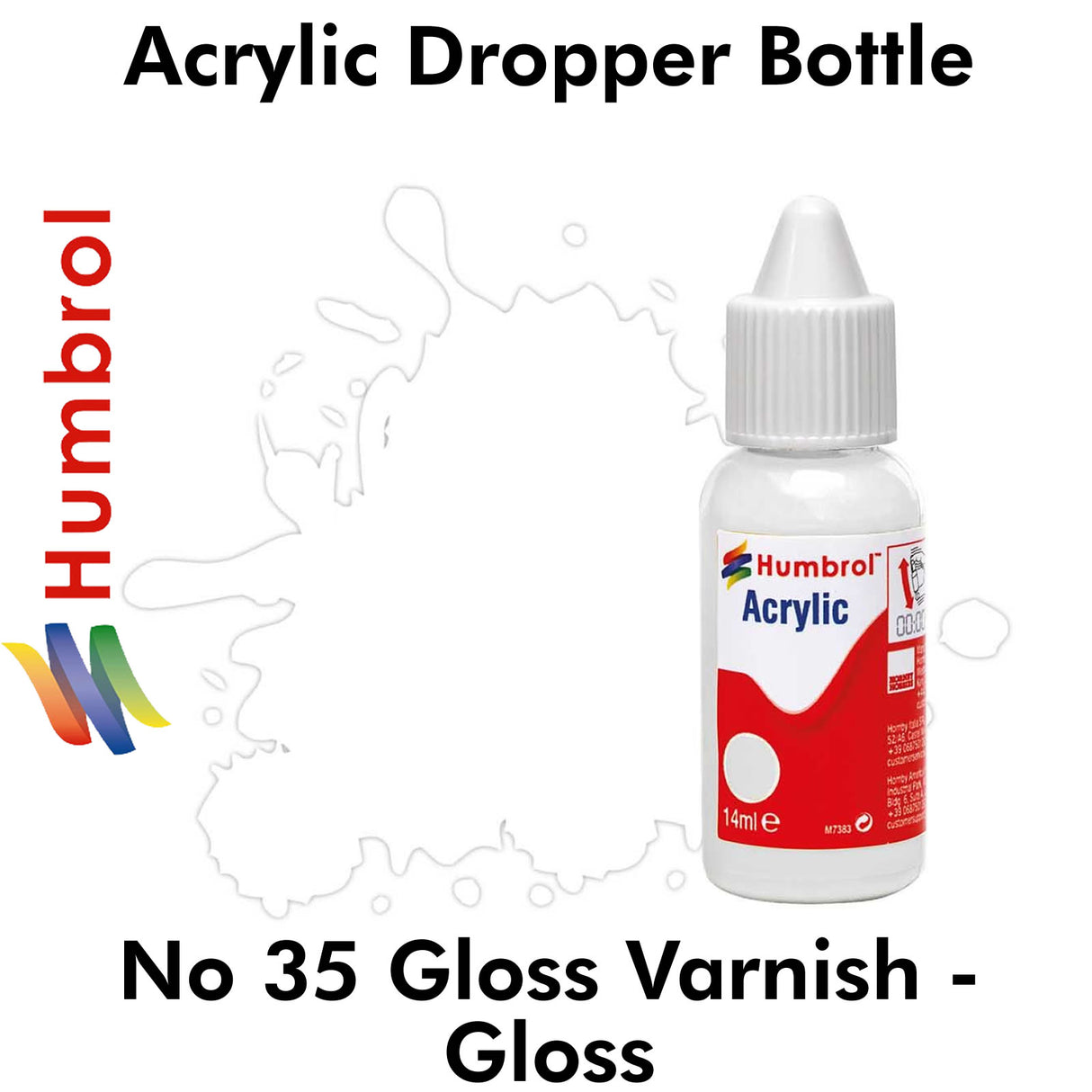  Acrylic Dropper - No 35 Gloss Varnish - Gloss | Humbrol | DB0035