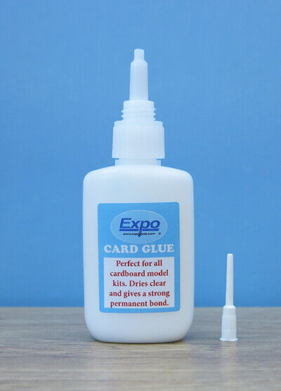 CARD GLUE 50g bottle Precision Nozzle Superquick model kits etc Expo Tools 47010