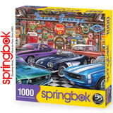 DREAM GARAGE 1000 piece SPRINGBOK Jigsaw Puzzle Random Cut Super Deluxe