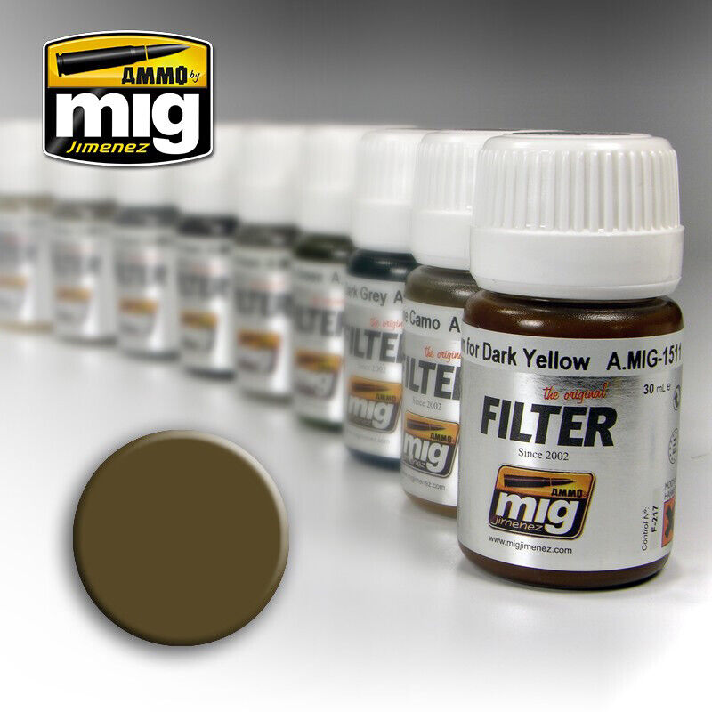 FILTERS Full Range 35ml jars Paint Modelling AMMO By Mig Jimenez