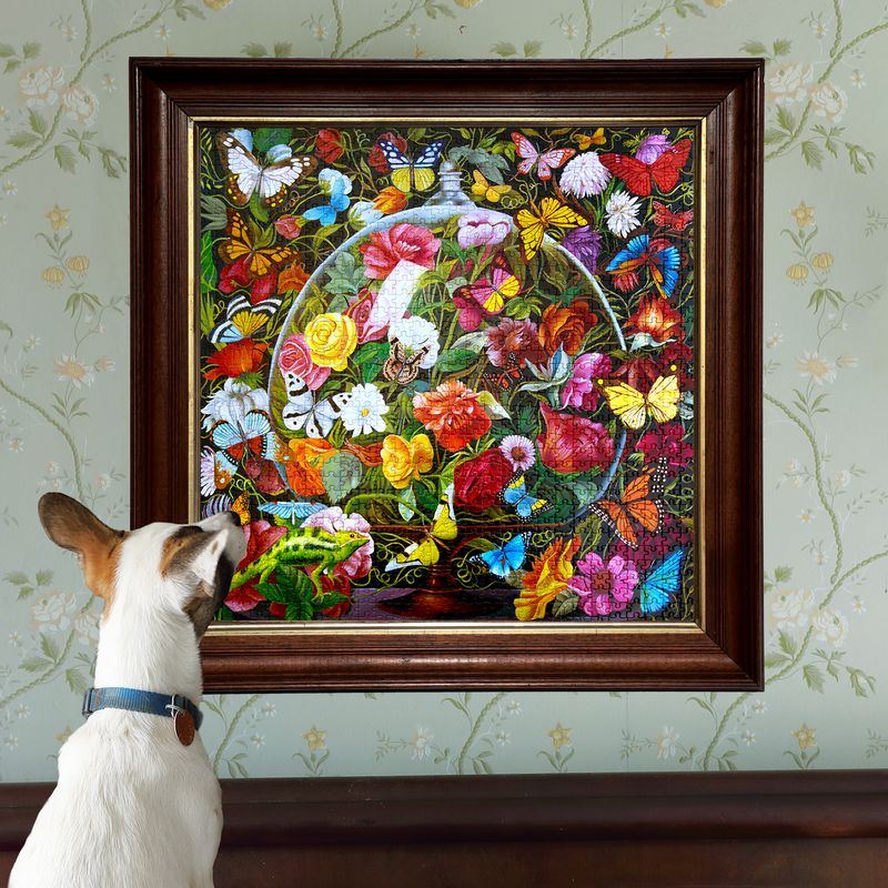 Butterfly Still Life 1000pc Puzzle | eeBoo | PZT702