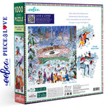 New York City Ice Skaters 1000 pc Puzzle | eeBoo | PZT743