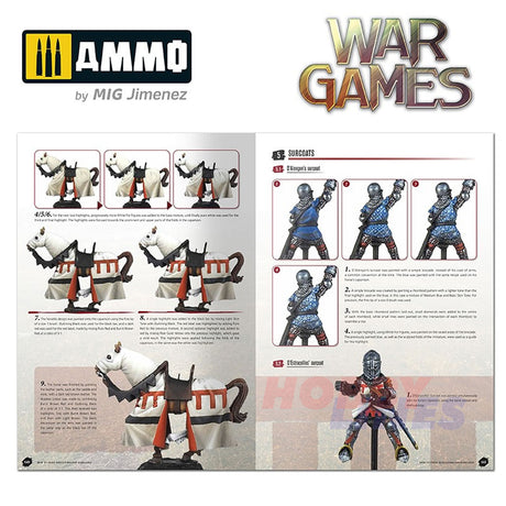 How to Paint MINIATURES for WAR GAMES Book 168 pages Ammo by Mig MIG6285
