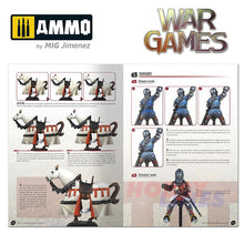 Load image into Gallery viewer, How to Paint MINIATURES for WAR GAMES Book 168 pages Ammo by Mig MIG6285
