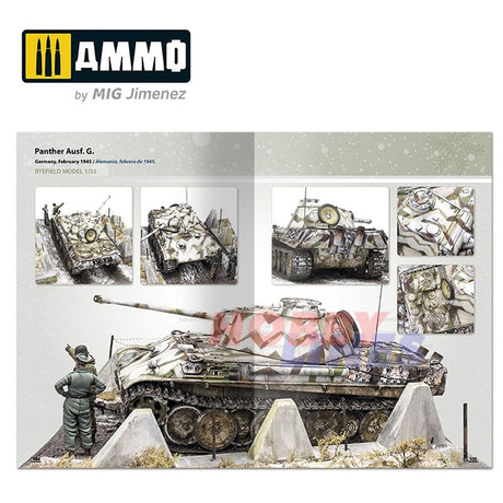 How to Paint WINTER WWII GERMAN TANKS Modelling Book English Ammo Mig MIG6039