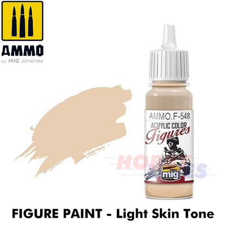 Ammo ACRYLIC COLOUR for FIGURES 17ml jar agitator ball Full Range Mig Jimenez