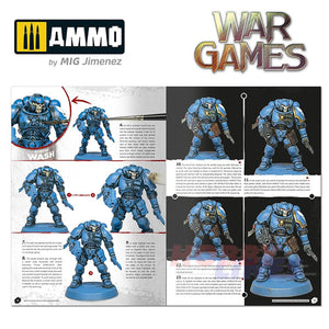 How to Paint MINIATURES for WAR GAMES Book 168 pages Ammo by Mig MIG6285