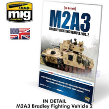 Load image into Gallery viewer, M2A3 BRADLEY FIGHTING VEHICLE 2 In Detail Book Ammo by Mig Jimenez MIG5952
