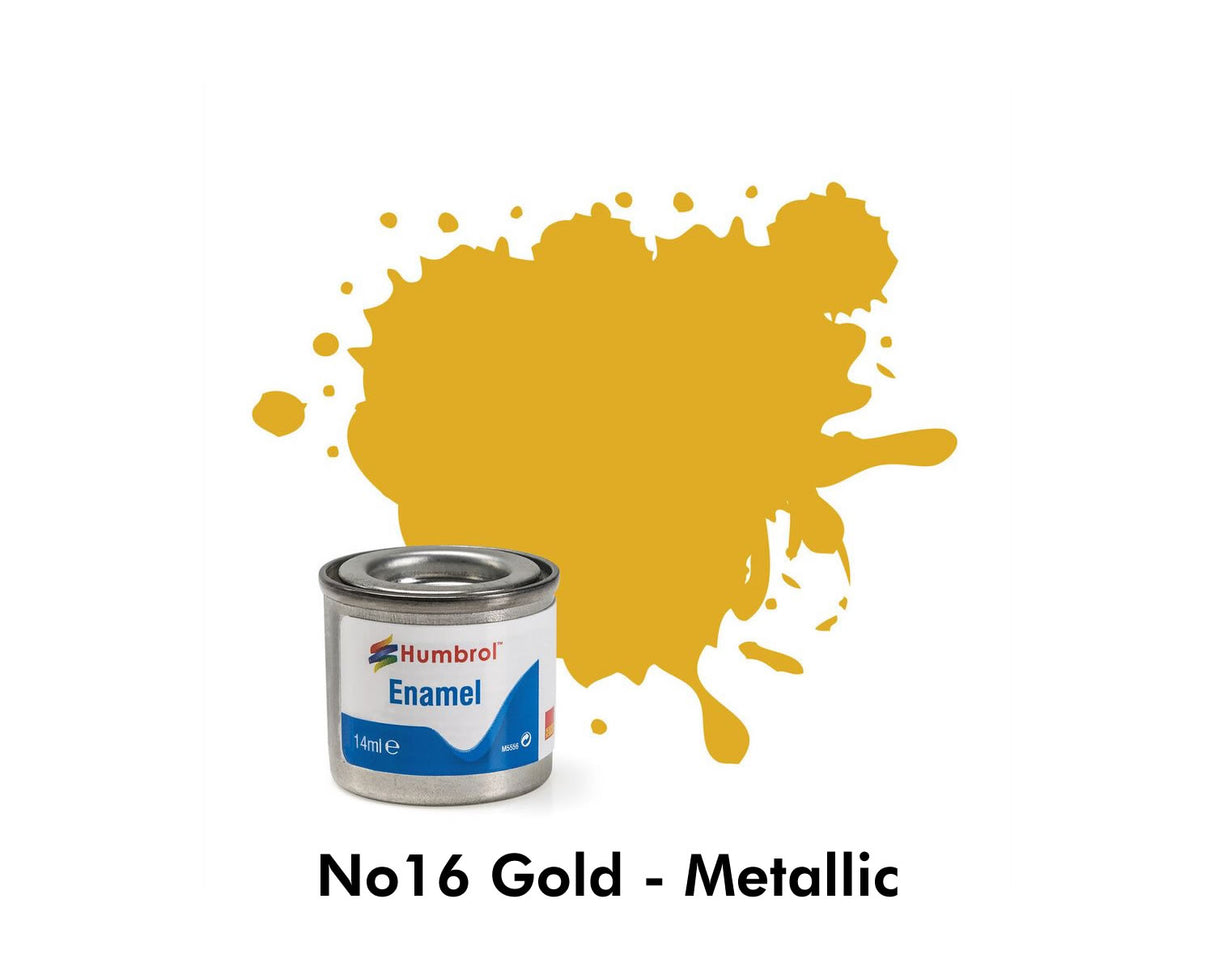 Enamel Tinlets No 16 Gold Metallic