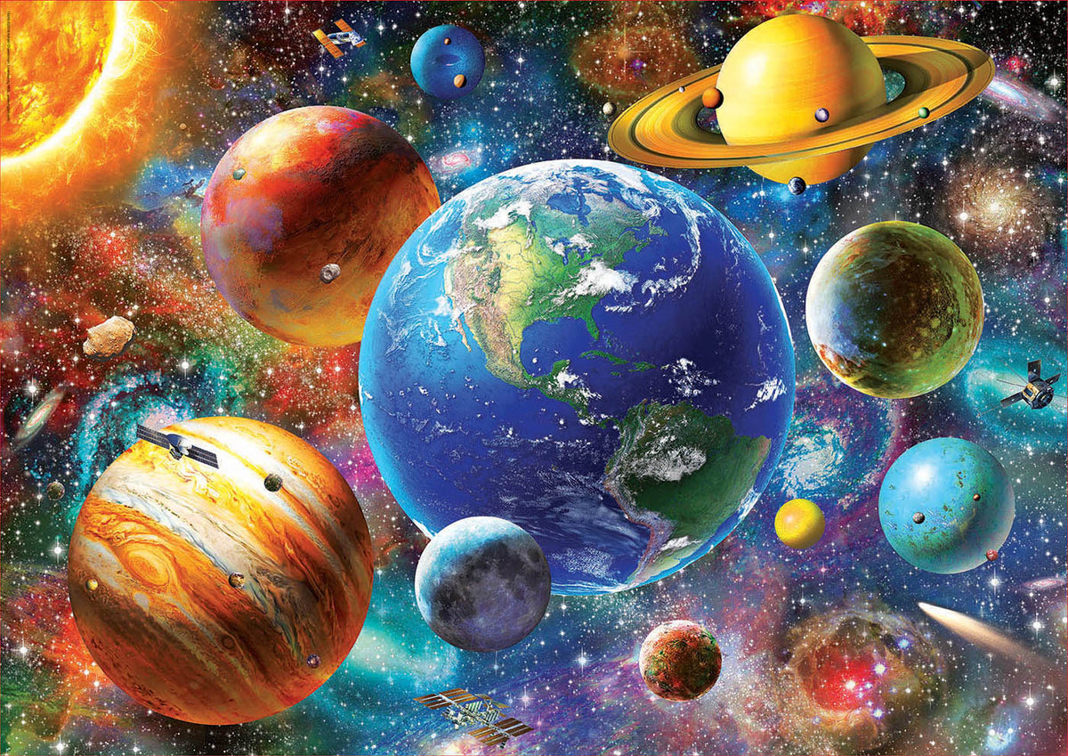 Solar System 500 Piece Jigsaw Puzzle | Educa | 18449