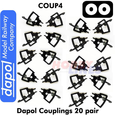  Tension Lock Couplings - 20 Pair | Dapol | COUP4