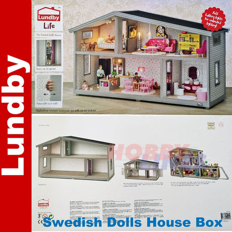 Lundby Life Doll's House - 4 Rooms - 1:18th Scale | Lundby | 60-1021-00