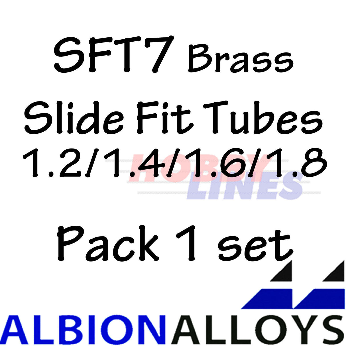 Slide Fit Tubes Selection Packs ALBION ALLOYS Precision Metal Various Sizes SFT