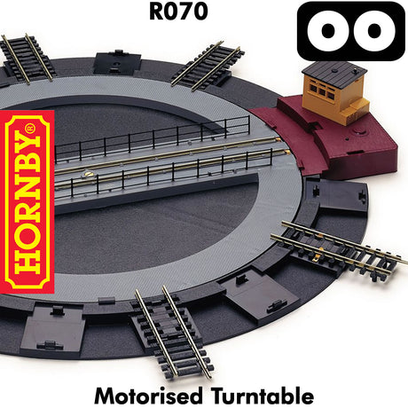 OO Gauge Motorised Turntable - 1:76 | Hornby | R070